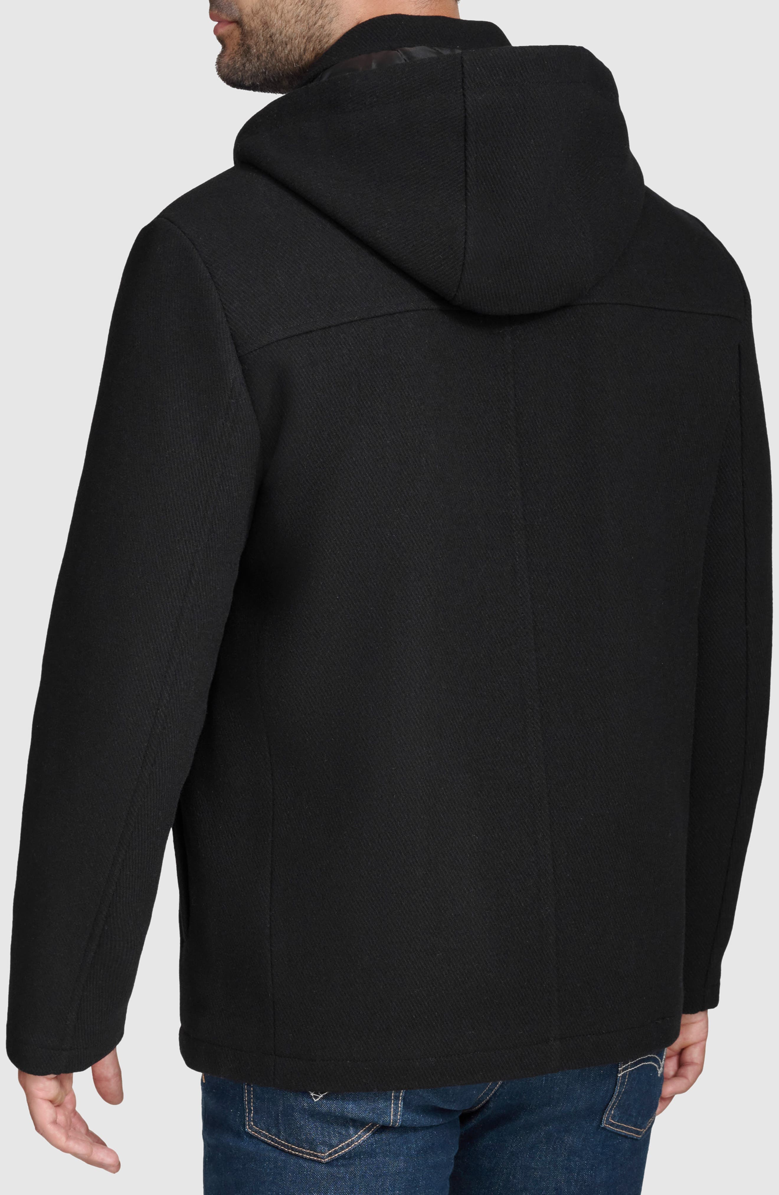 Cole Haan Signature Wool Blend Hooded Field Jacket