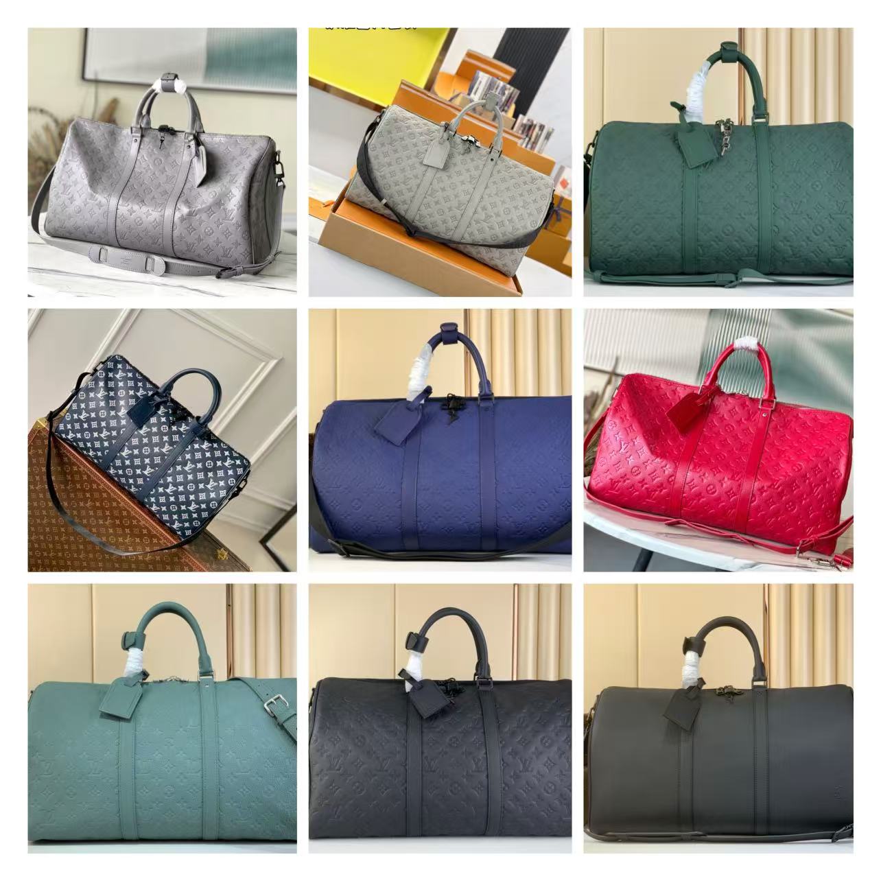 LOUIS VUITTON Keepall Bandoulière / Cowhide Leather / 50CM