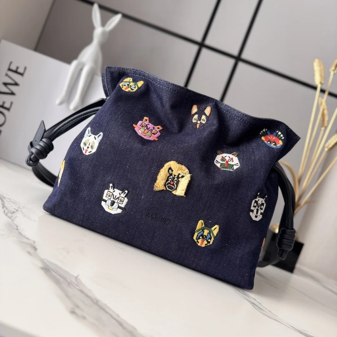 Loewe Suede Leather Flamenco Bucket Bag product photo from LabelPicks