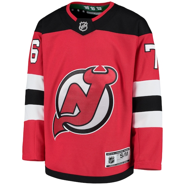 P.K. Subban New Jersey Devils Youth Home Premier Player Jersey - Red