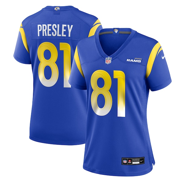 Brennan Presley Los Angeles Rams Nike Women's Team Game Jersey -  Royal