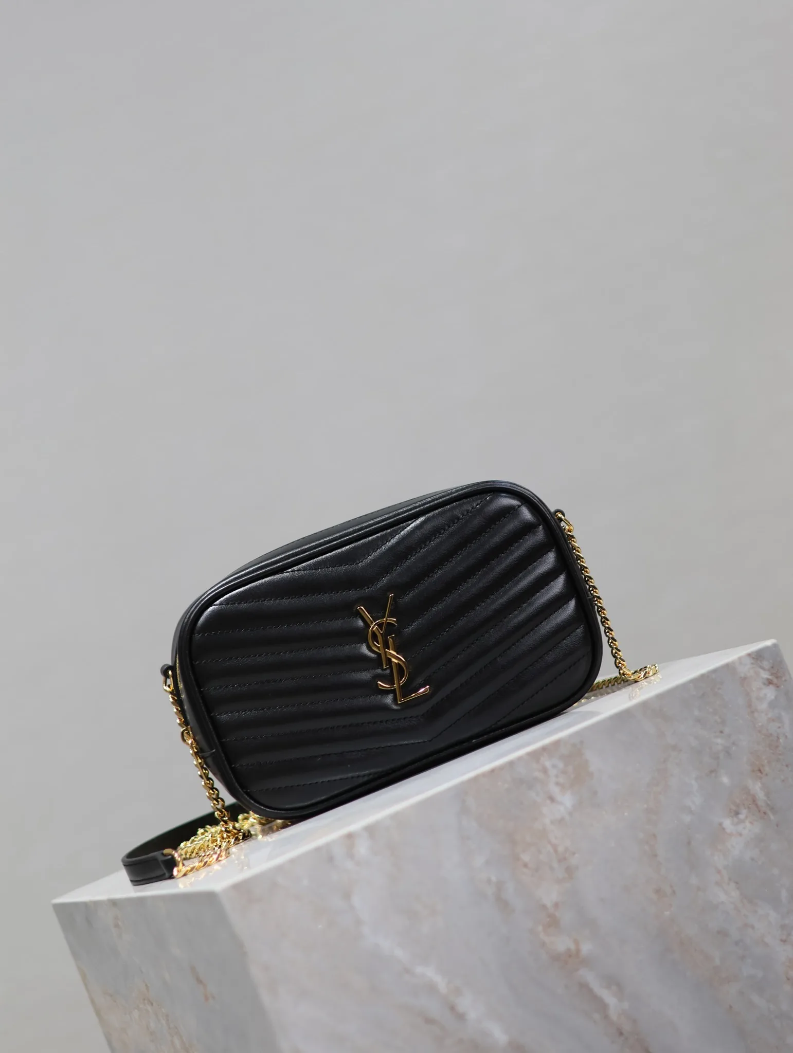 Saint Laurent Black Calfskin Crossbody Bag product photo from LabelPicks