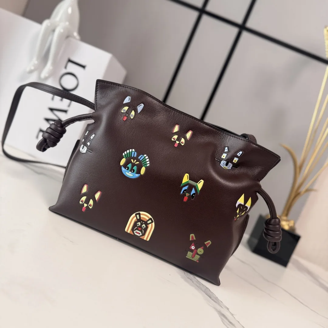 Loewe Gold Flamenco Calfskin Bucket Bag product photo from LabelPicks