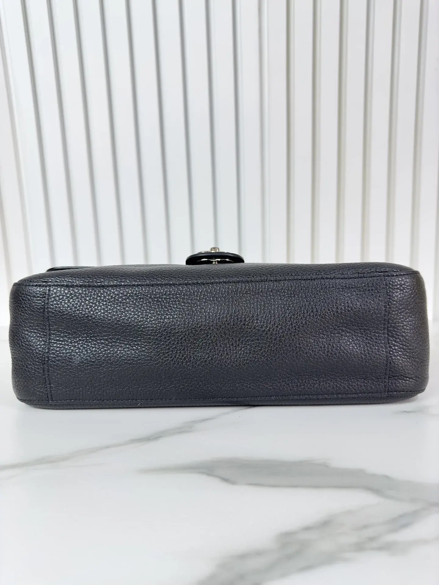 Chanel Classic Flap Grained Leather Shoulder Bag product photo from LabelPicks