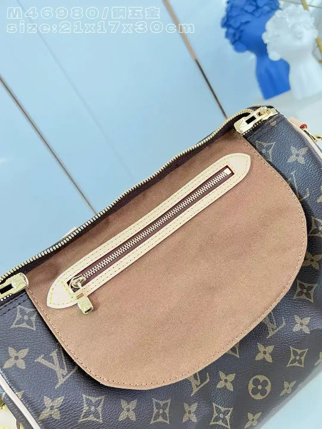 Louis Vuitton Canvas and Leather Speedy Top Handle Bag product photo from LabelPicks