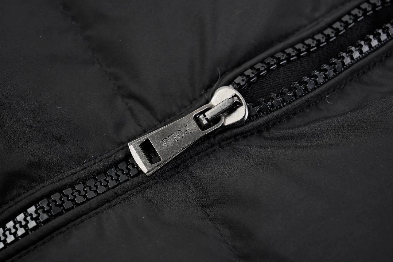 Ralph Lauren Black Pony Embroidered Stand Collar Quilted Down Jacket product photo from LabelPicks