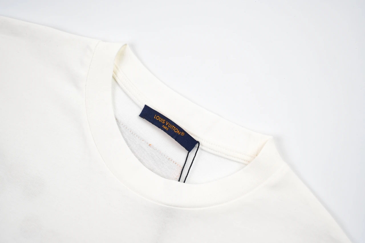Louis Vuitton White Smiley Foam Print T-Shirt product photo from LabelPicks