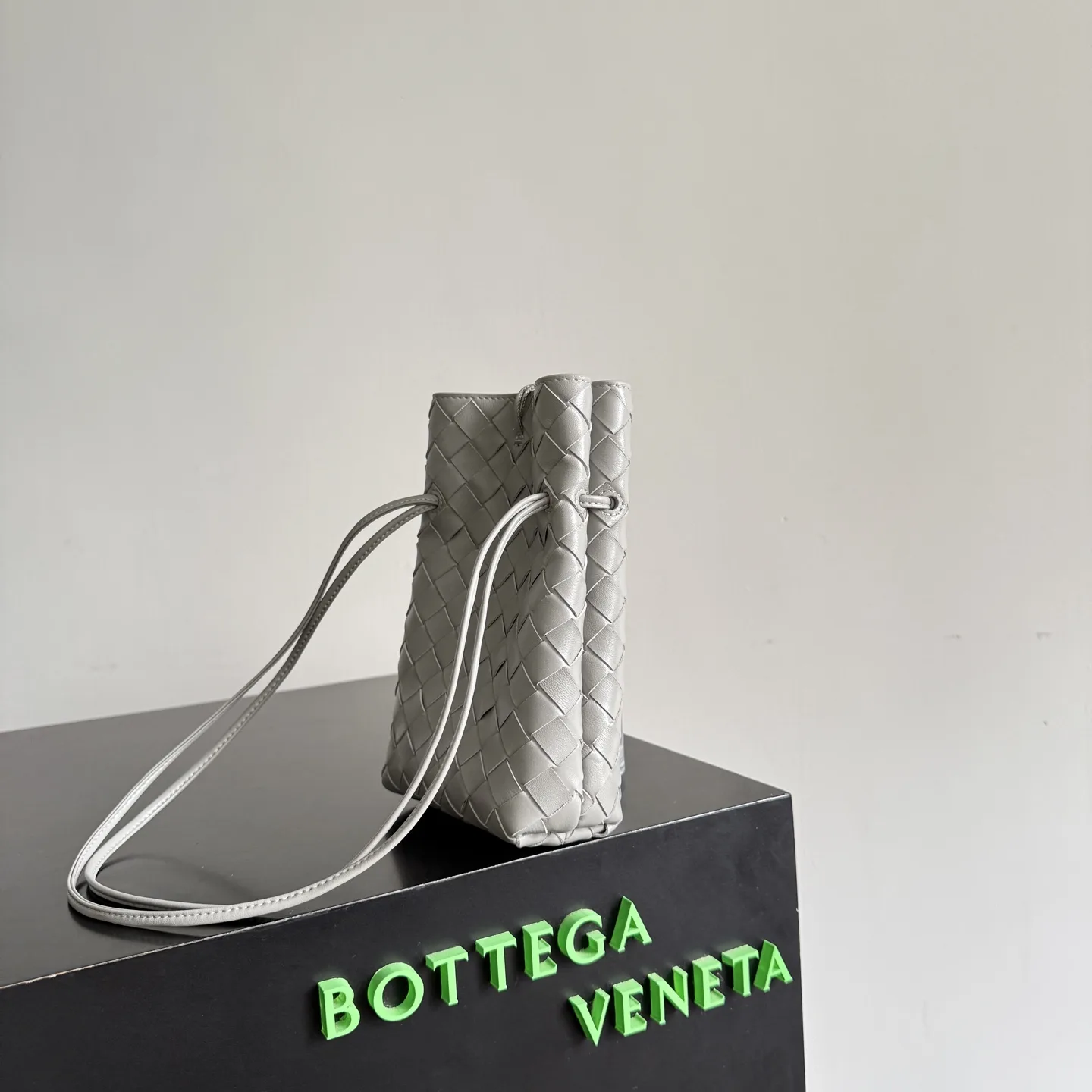 Bottega Veneta Andiamo Intrecciato Woven Leather Crossbody Bag product photo from LabelPicks