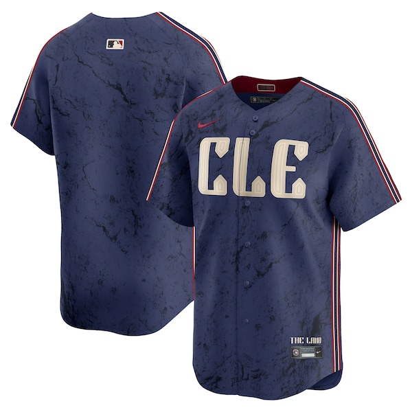 Cleveland Guardians Nike City Connect Limited Jersey - Navy
