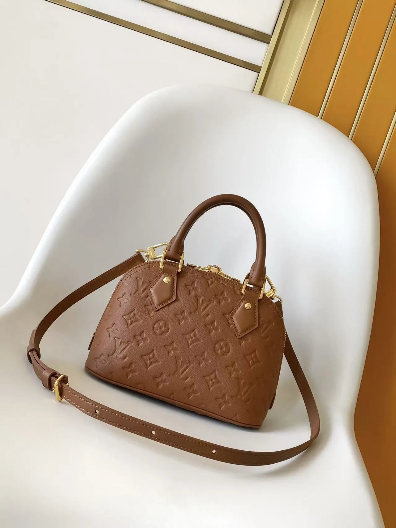 Louis Vuitton Alma Calfskin Top Handle Bag product photo from LabelPicks
