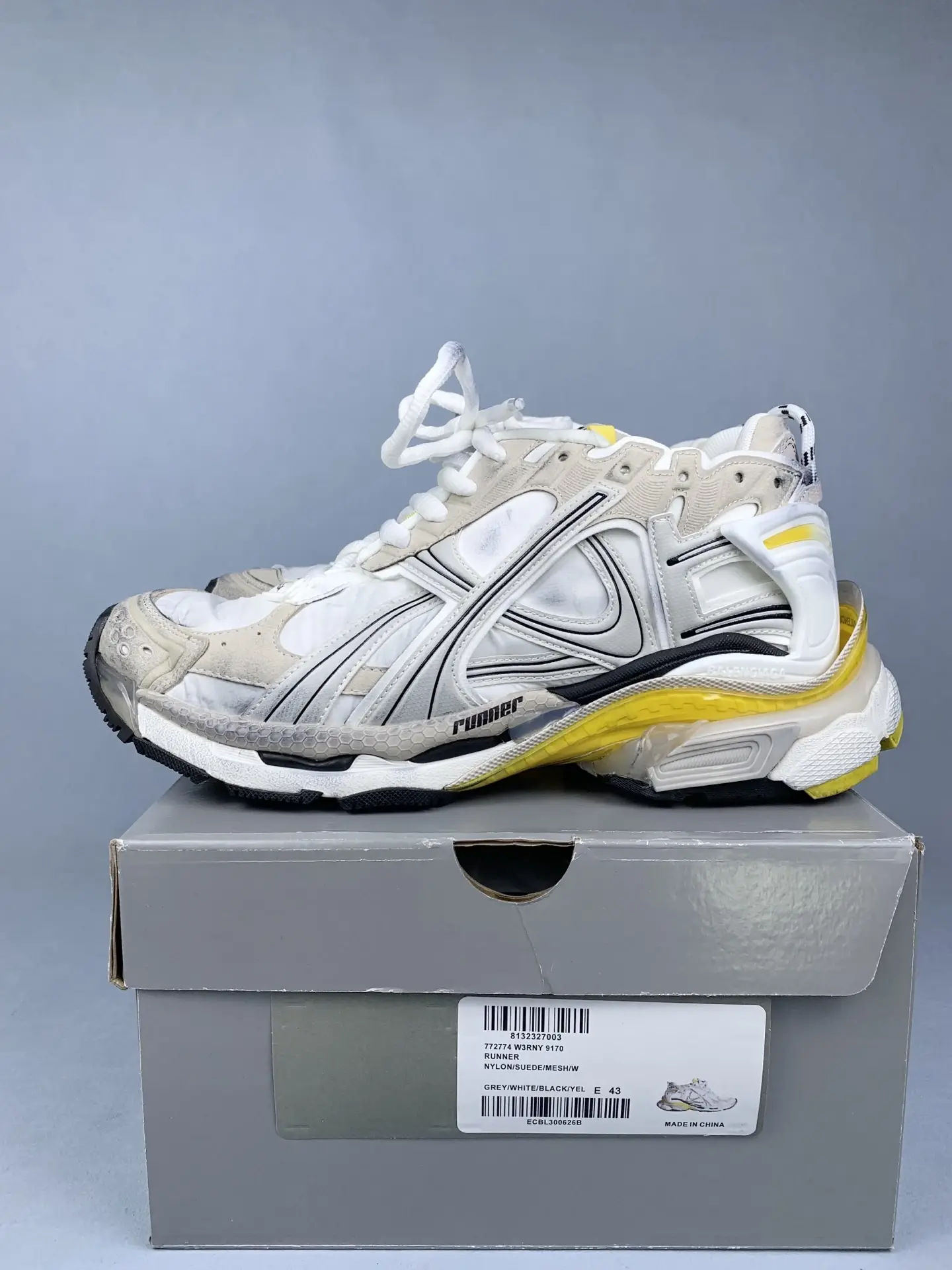 Runner 2 Sneaker in White/Yellow/Black product photo from LabelPicks