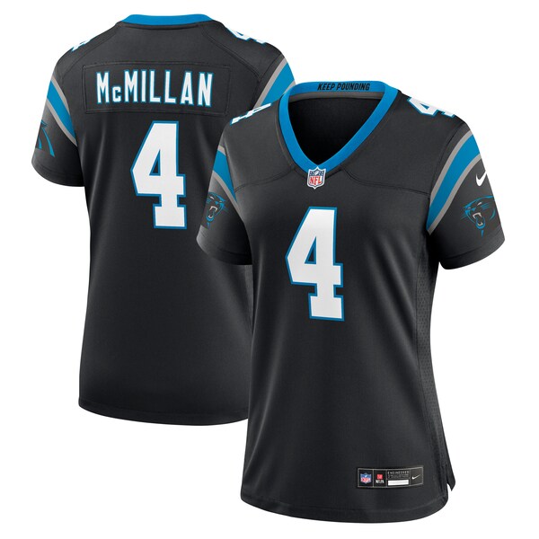 Tetairoa McMillan Carolina Panthers Nike Women's Team Game Jersey -  Black