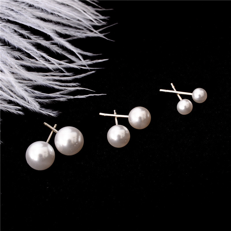 s999 pure silver needle Shijia synthetic earrings, French retro elegant temperament stud earrings, popular ins light luxury ear accessories