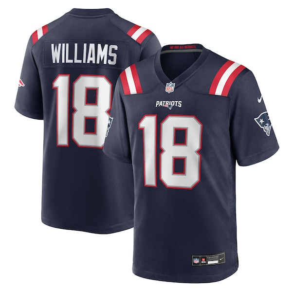 Kyle Williams New England Patriots Nike Team Game Jersey -  Navy