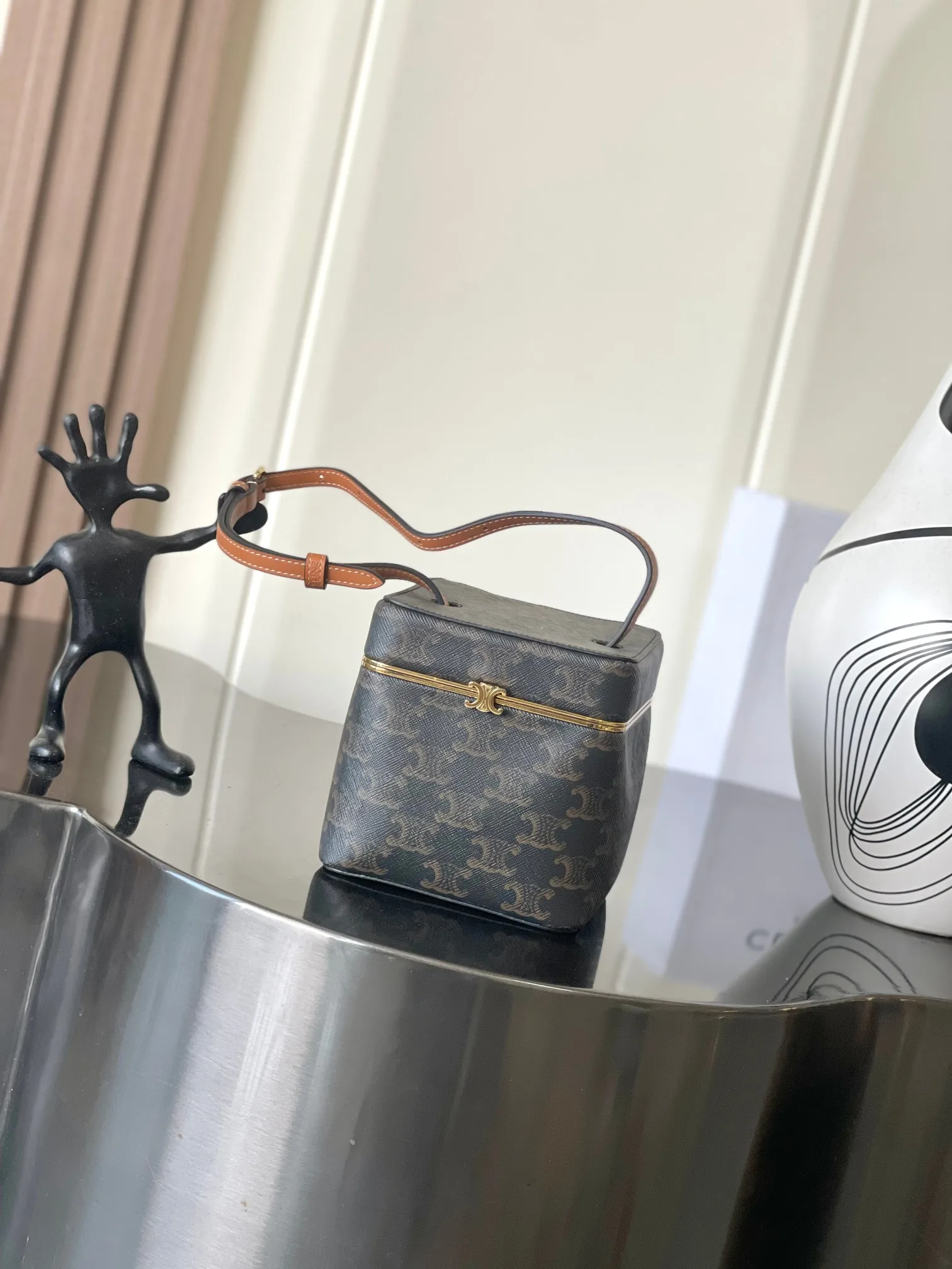 Celine Lambskin Box Top Handle Bag product photo from LabelPicks