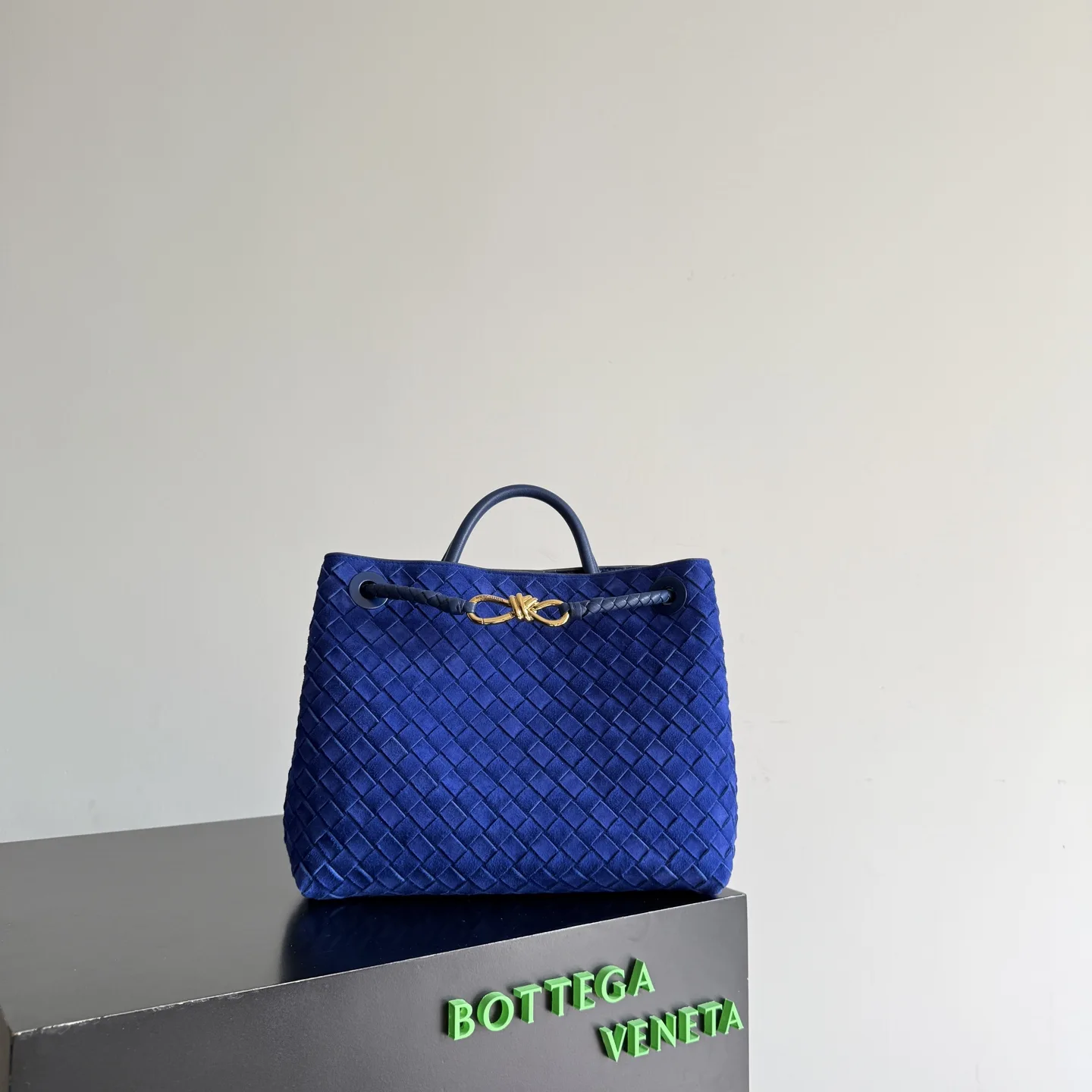 Bottega Veneta Andiamo Intrecciato Woven Leather Top Handle Bag product photo from LabelPicks