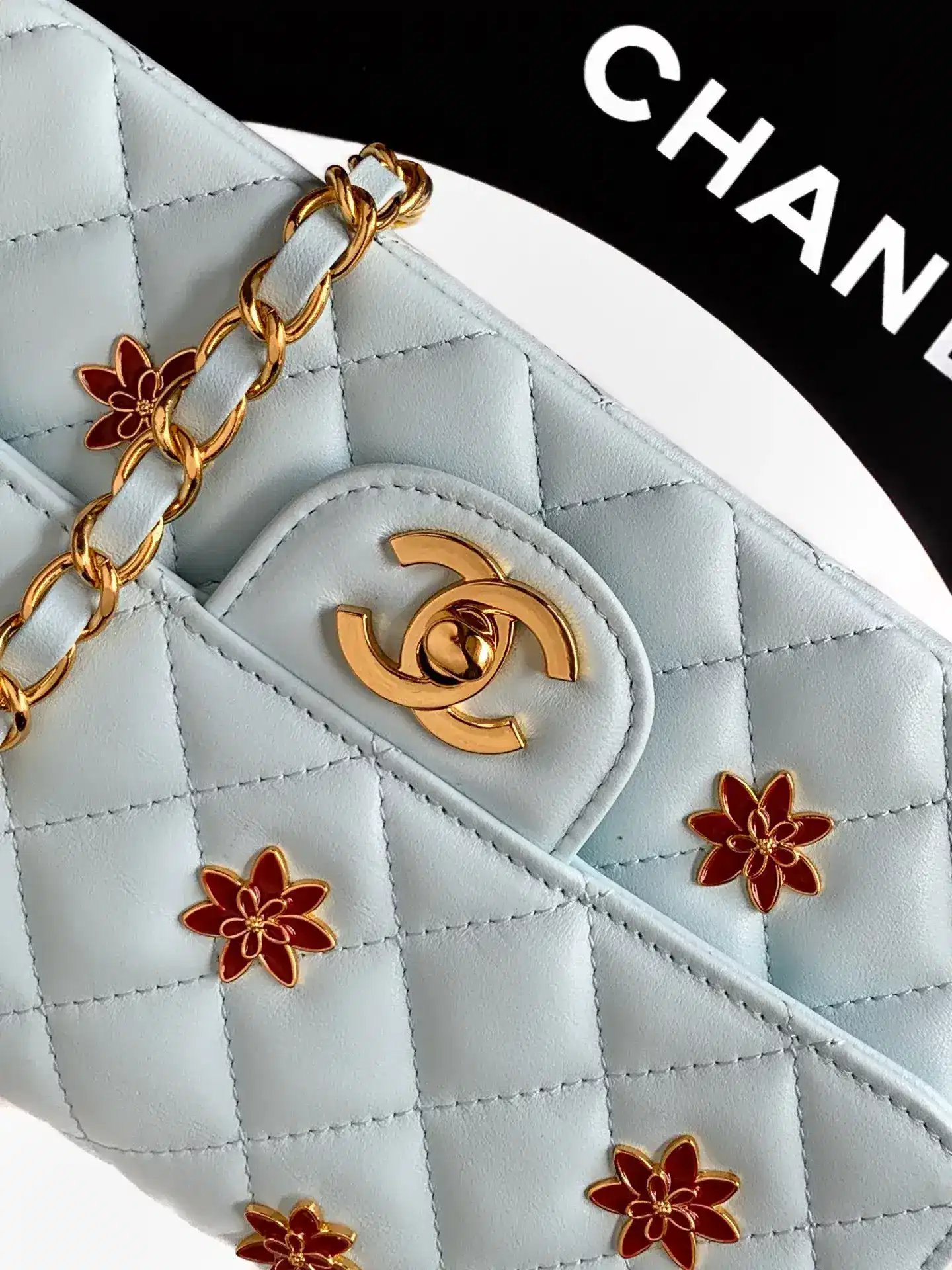 Chanel Pink Classic Flap Quilted Leather Shoulder Bag product photo from LabelPicks