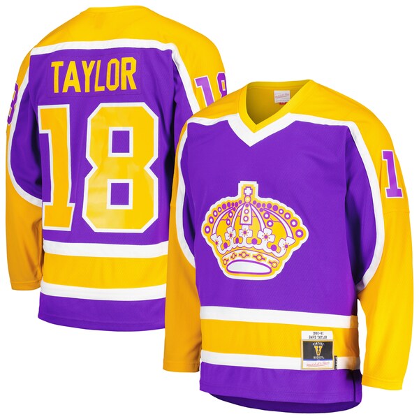 Dave Taylor Los Angeles Kings  1980/81 Blue Line Player Jersey - Purple