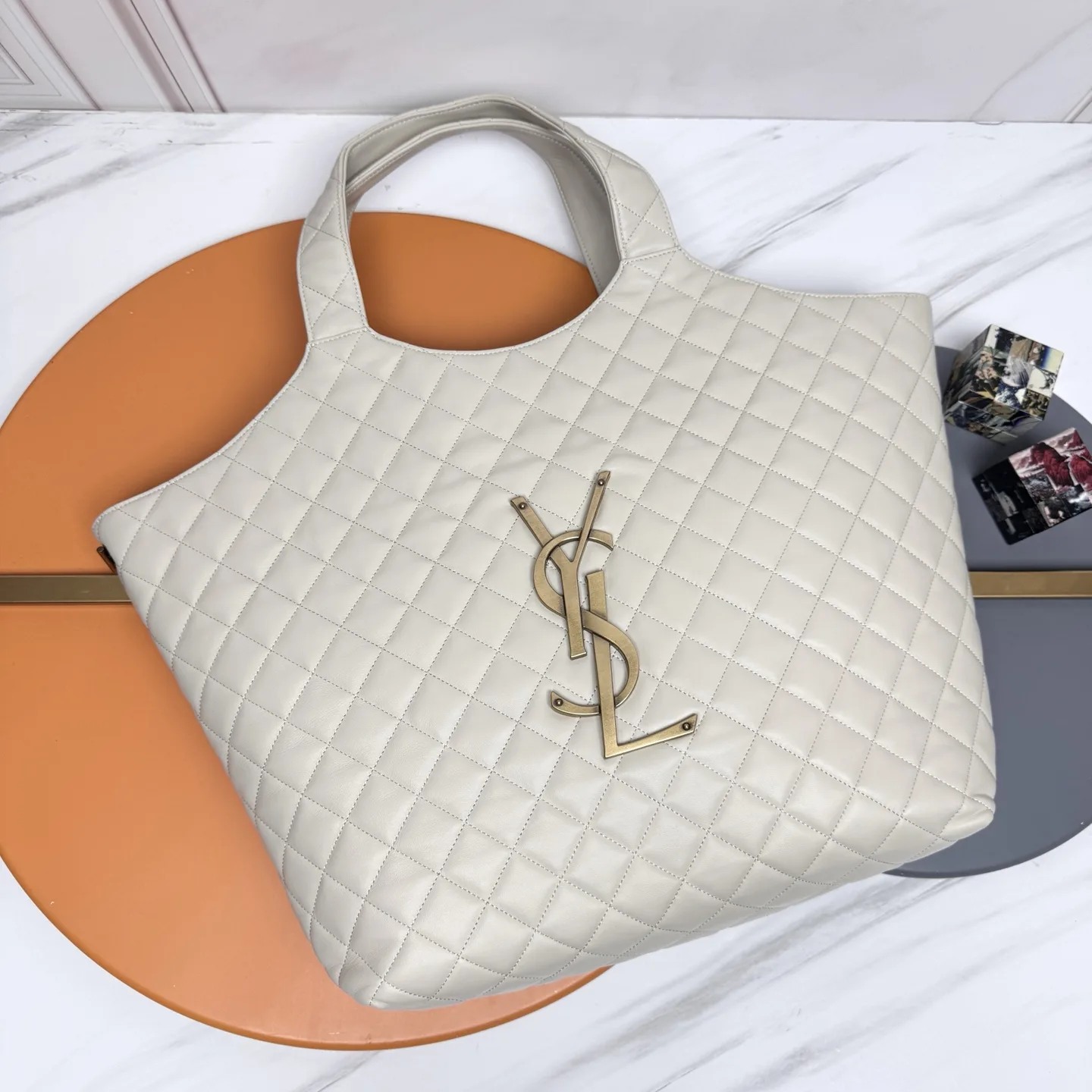 Saint Laurent Lambskin Icare Tote Bag product photo from LabelPicks