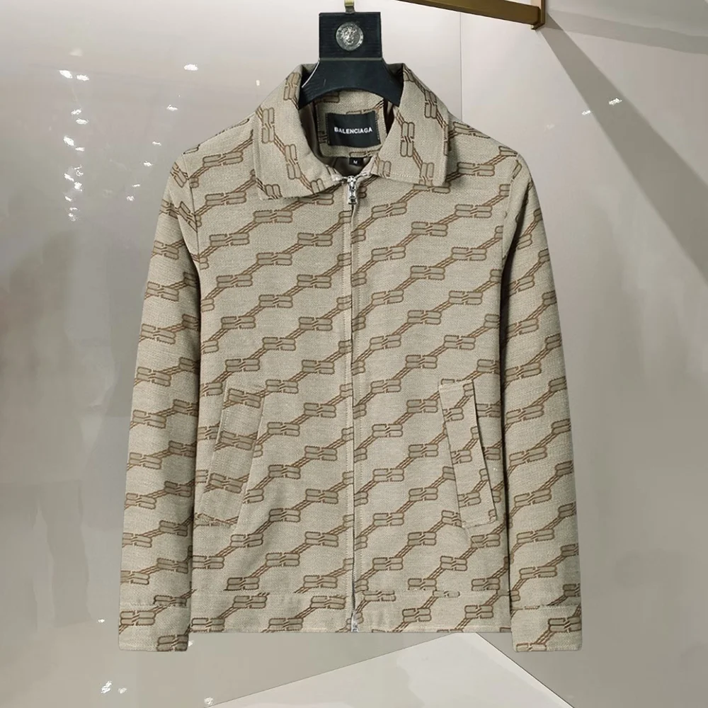 Full Print Classic Long Sleeve Zipper Jacket