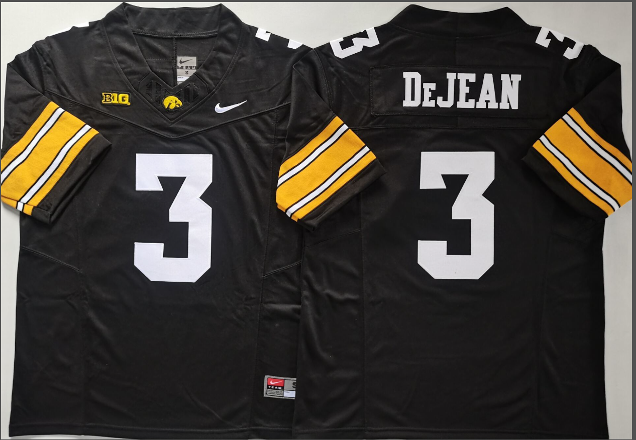 Cooper DeJean NCAA Iowa Hawkeyes Nike Vapor Limited Jersey