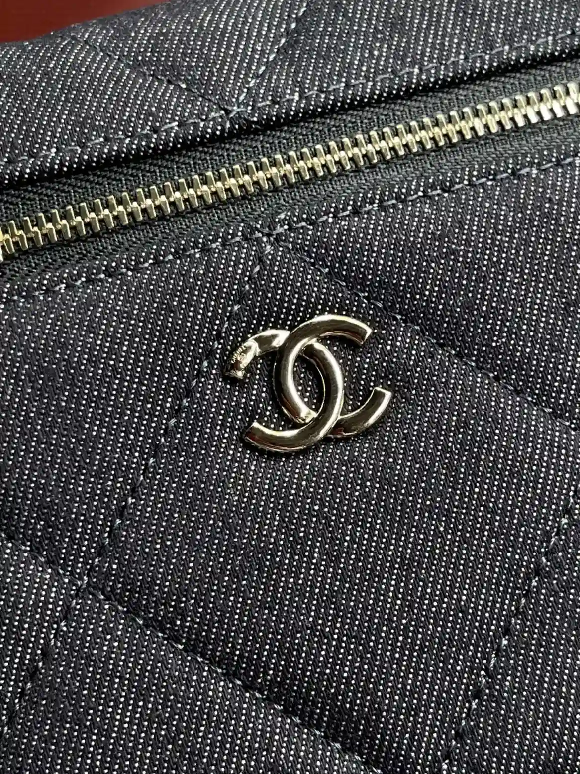 Chanel Navy Quilted Leather Top Handle Bag product photo from LabelPicks