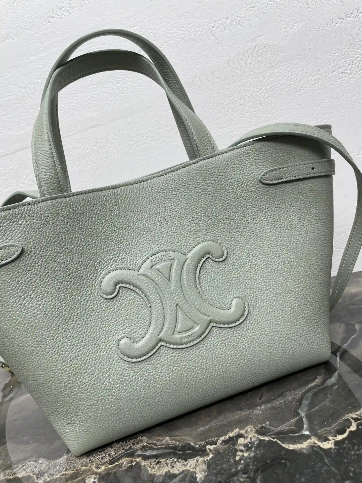 Celine Grained Leather Top Handle Bag product photo from LabelPicks
