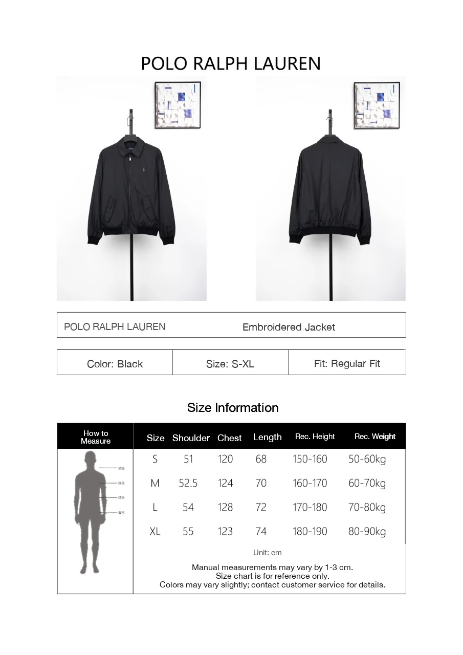 Ralph Lauren Black Pony Embroidered Solid Jacket product photo from LabelPicks