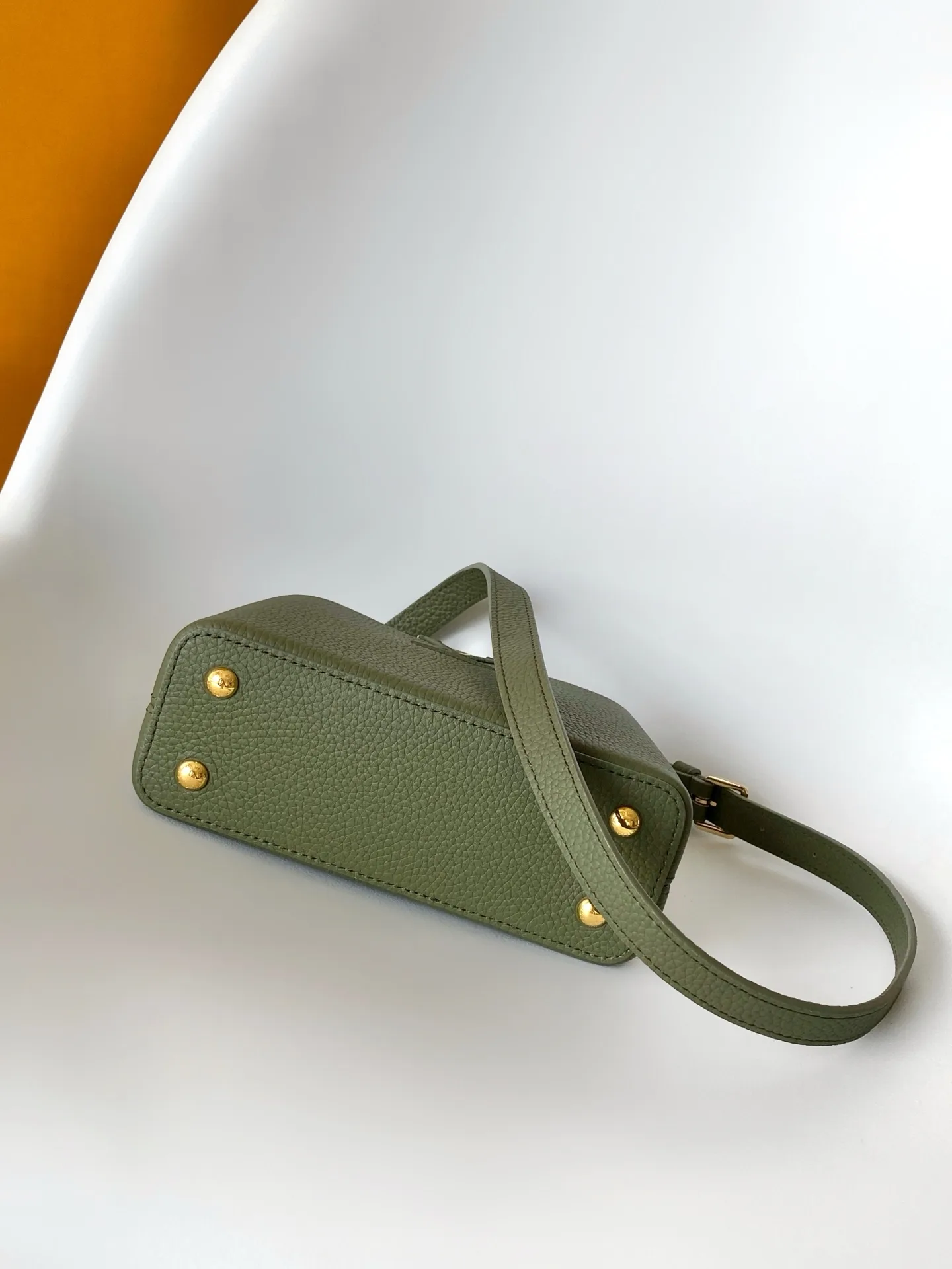 Louis Vuitton Black Capucines Grained Leather Top Handle Bag product photo from LabelPicks