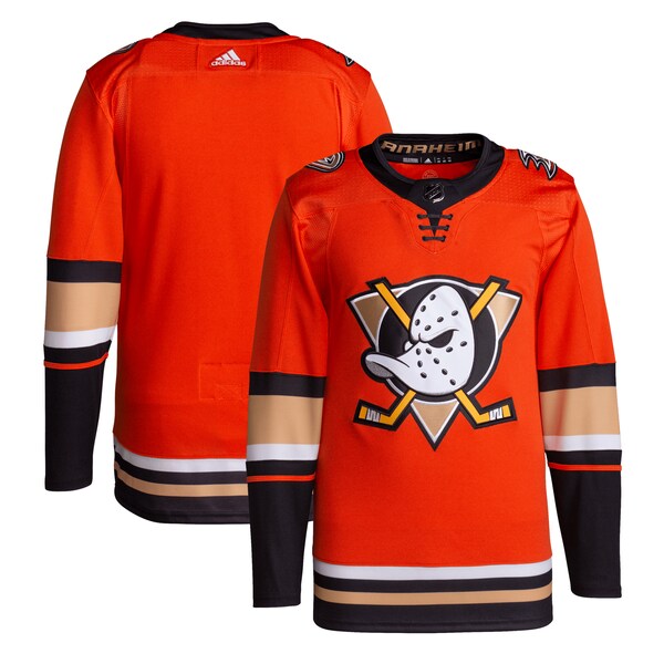Anaheim Ducks adidas Men's Alternate Primegreen Authentic Blank Jersey - Orange