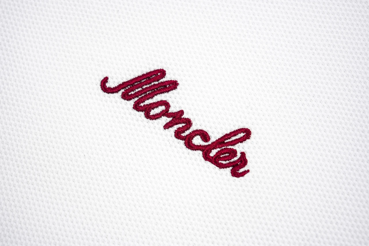 Moncler White Contrast-Collar Snap Polo Shirt product photo from LabelPicks