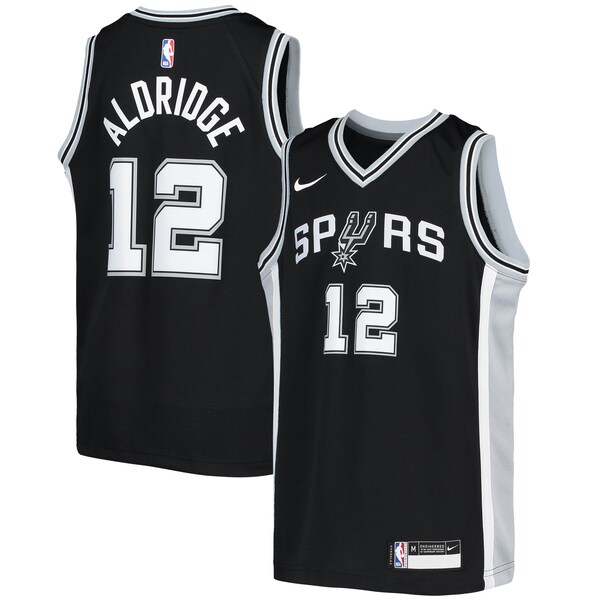 LaMarcus Aldridge San Antonio Spurs Nike Youth Swingman Jersey - Icon Edition - Black