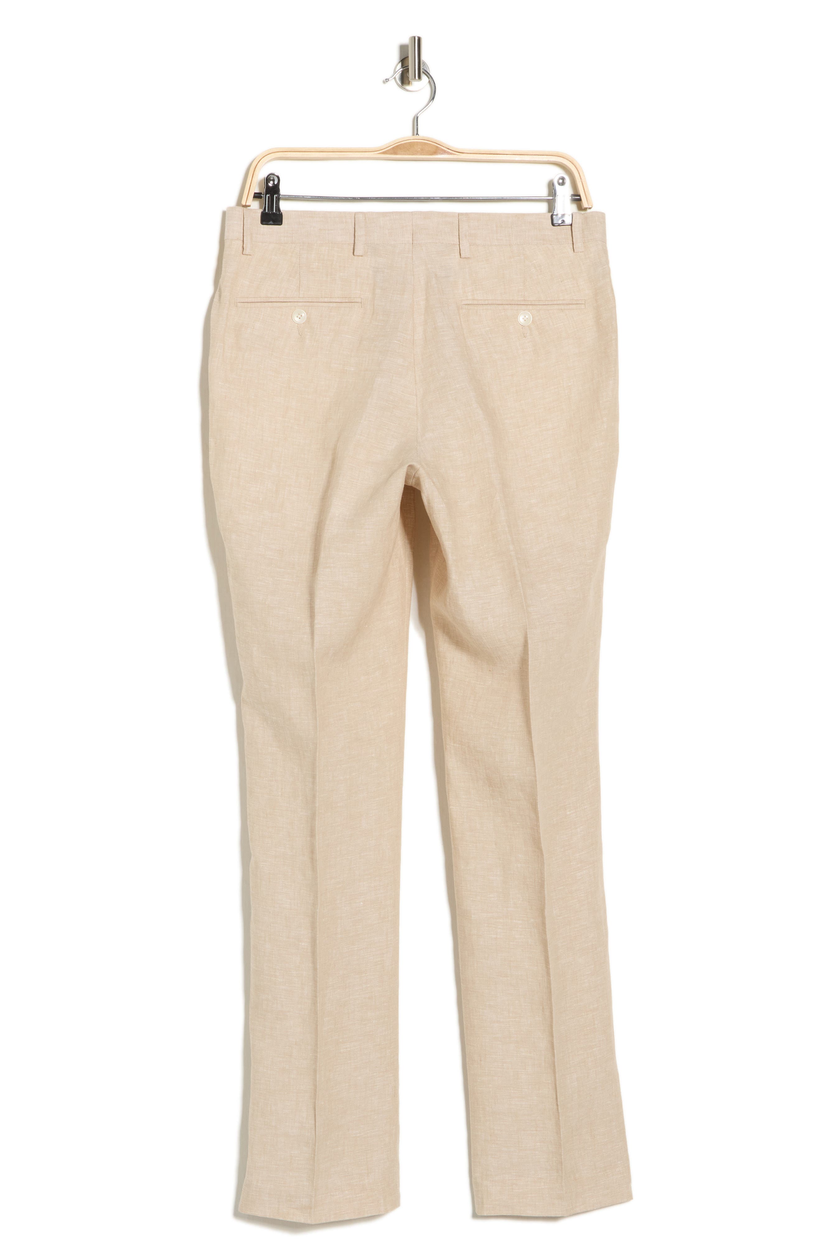 Tommy Hilfiger Flat Front Linen Trousers