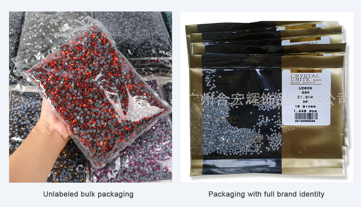 Packaging with full brand identity
