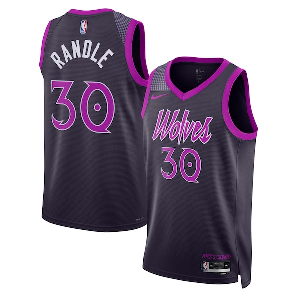 Julius Randle Minnesota Timberwolves Nike Unisex 2025/26 Swingman Jersey - Purple - City Edition
