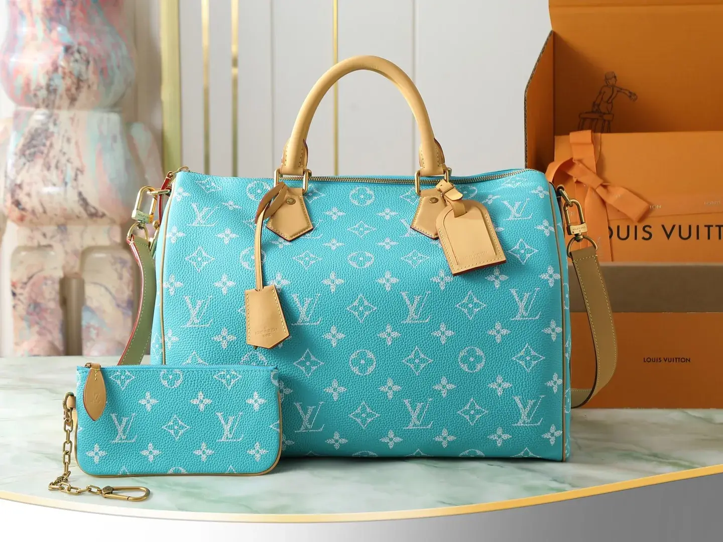 Louis Vuitton Brown Speedy Monogram Canvas Top Handle Bag product photo from LabelPicks