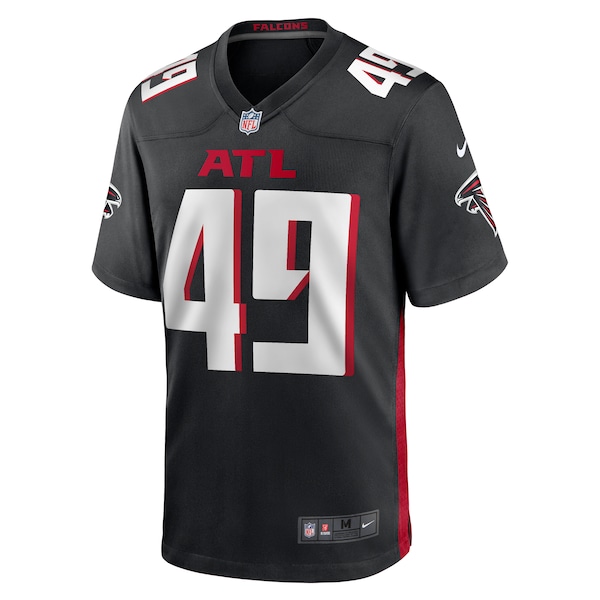 Liam McCullough Atlanta Falcons Nike Team Game Jersey -  Black