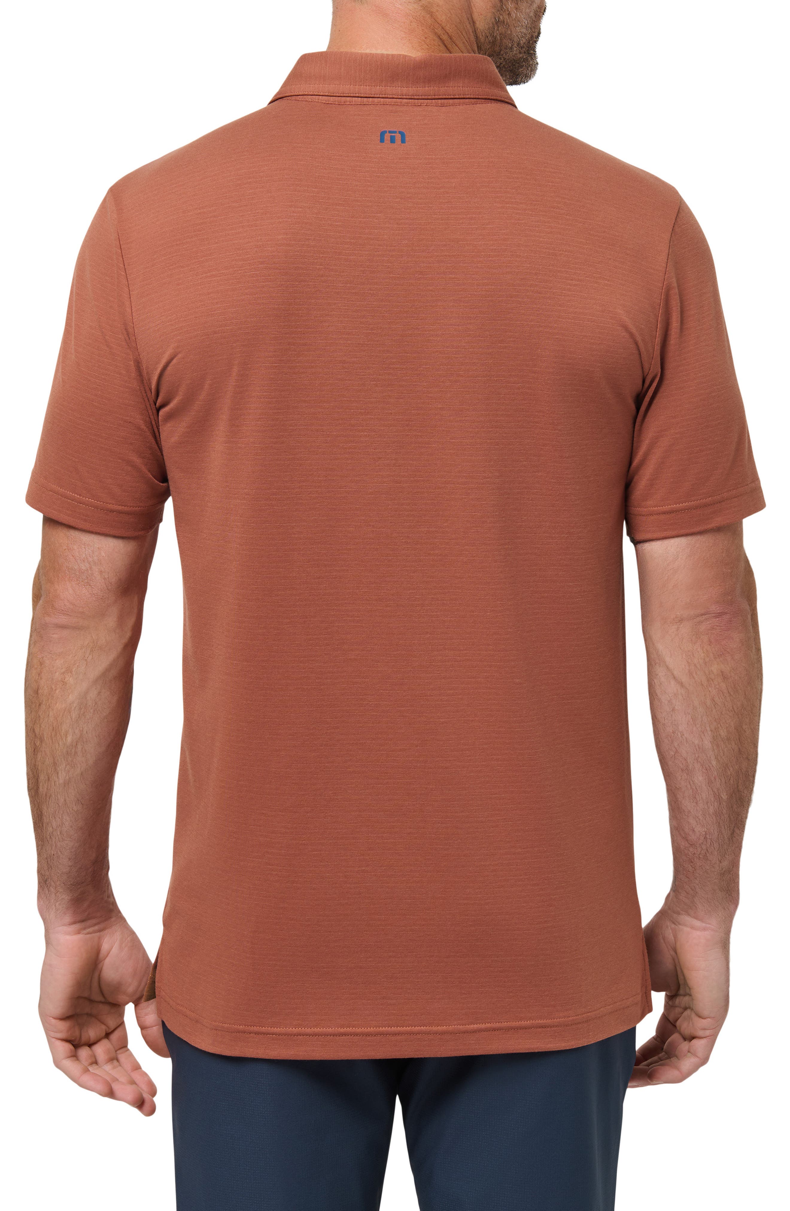 TravisMathew The Heater Chest Stripe Performance Golf Polo