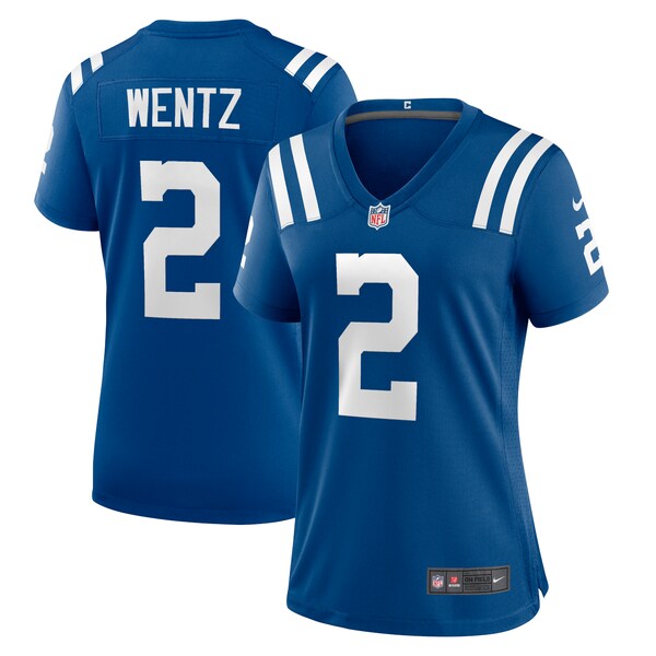 Carson Wentz Indianapolis Colts Nike Women's Game Jersey - Royal/White