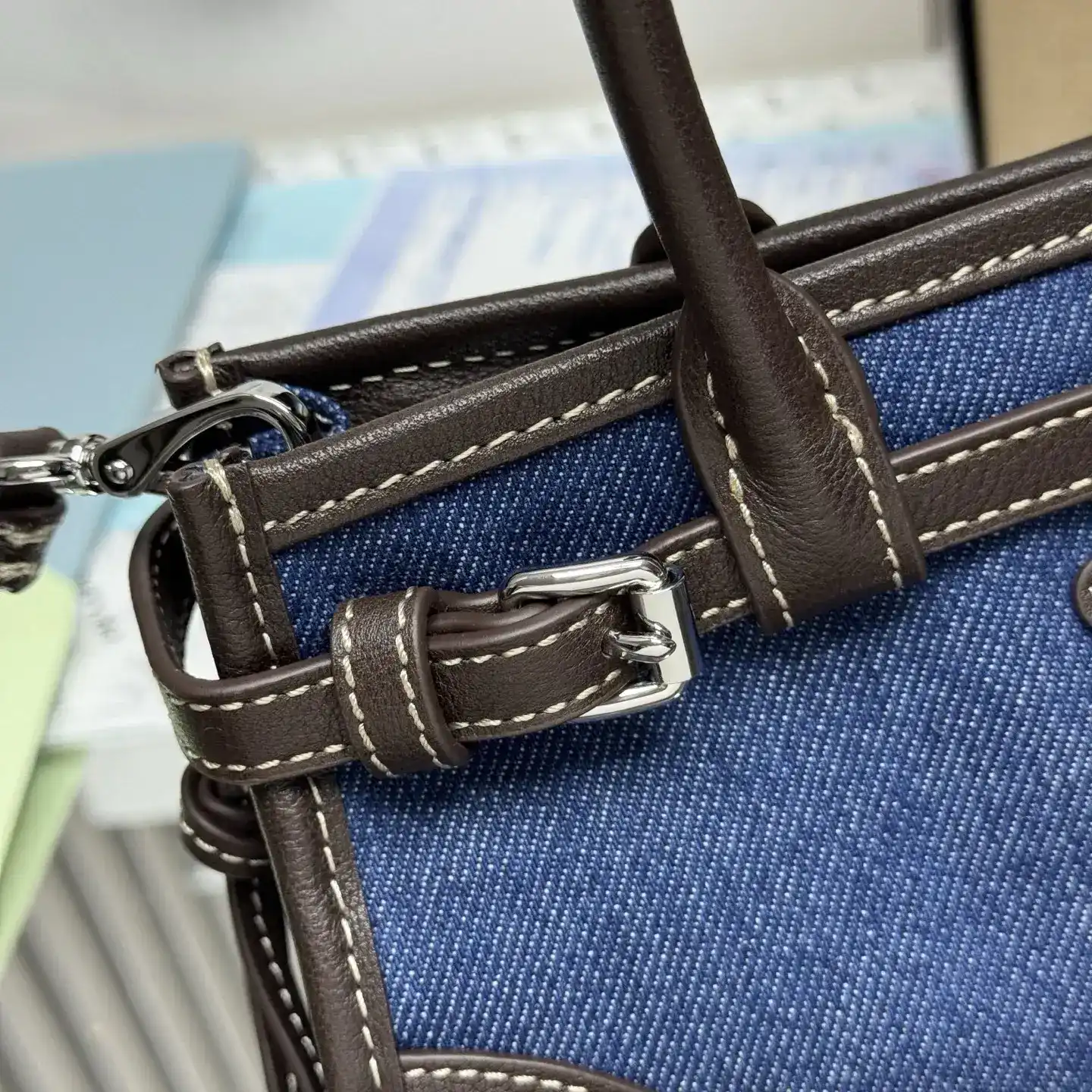 Prada Calfskin Bonnie Top Handle Bag product photo from LabelPicks