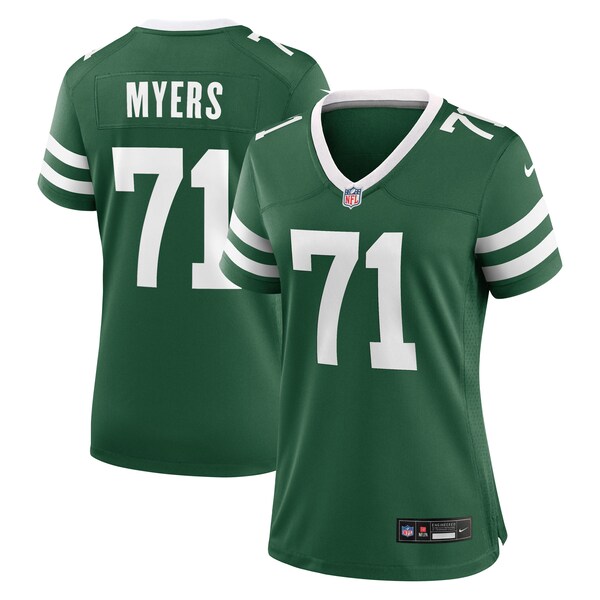 Josh Myers New York Jets Nike Women's Team Game Jersey - Legacy Green