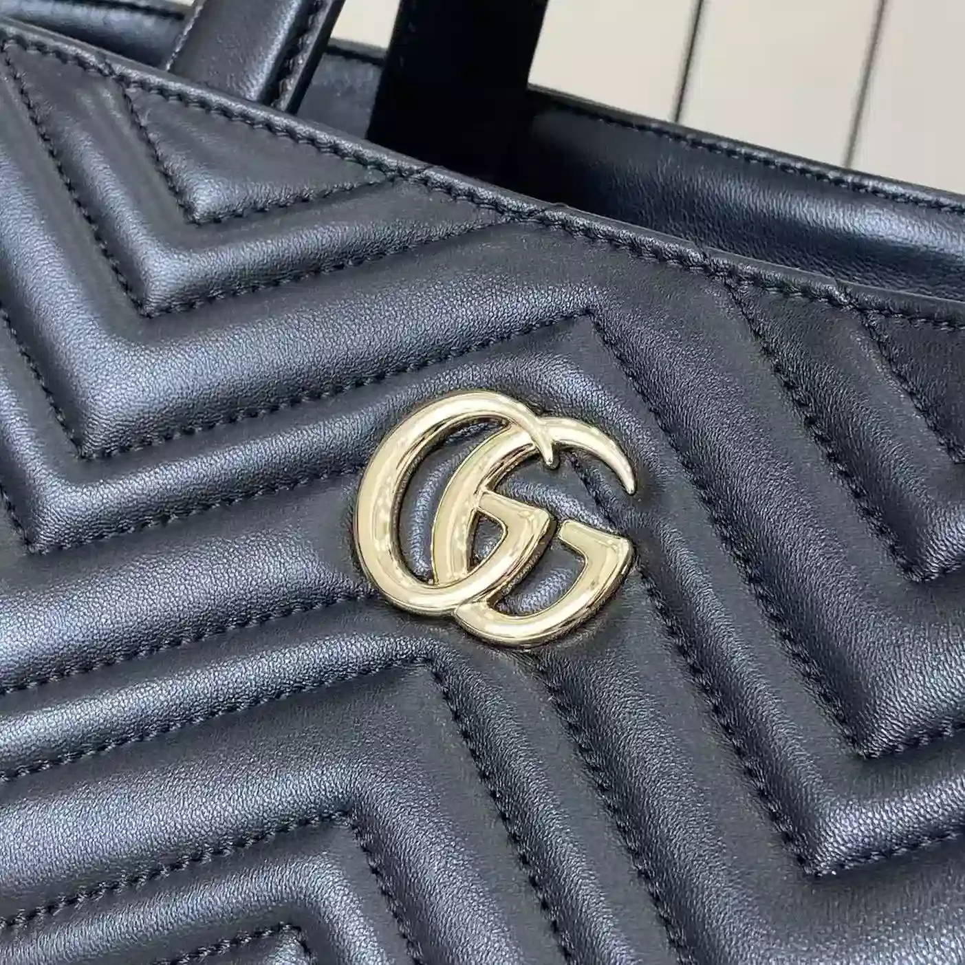 Gucci Marmont Black GG Supreme Canvas Tote Bag product photo from LabelPicks