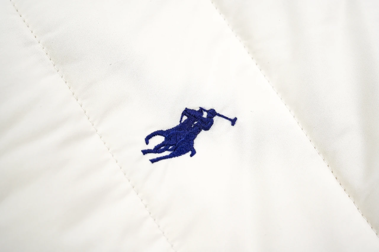 Ralph Lauren White Pony Embroidered Quilted Down Jacket product photo from LabelPicks