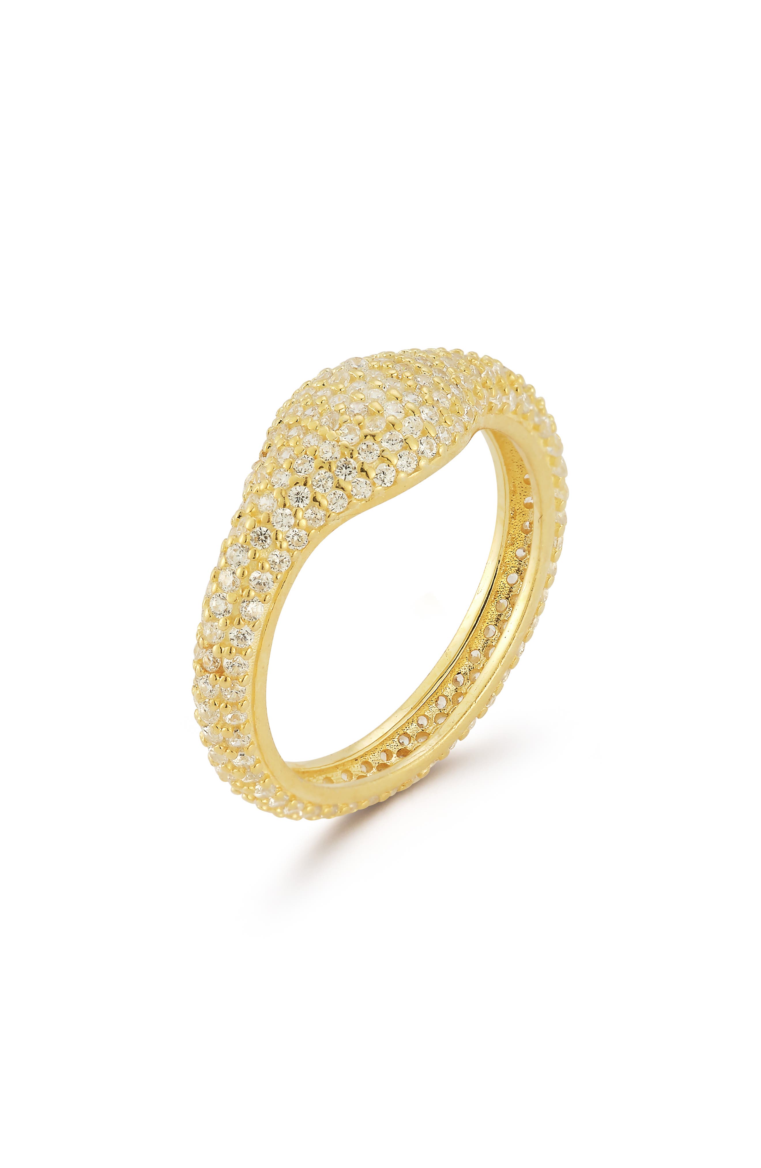 SPHERA MILANO Pavé Signet Ring