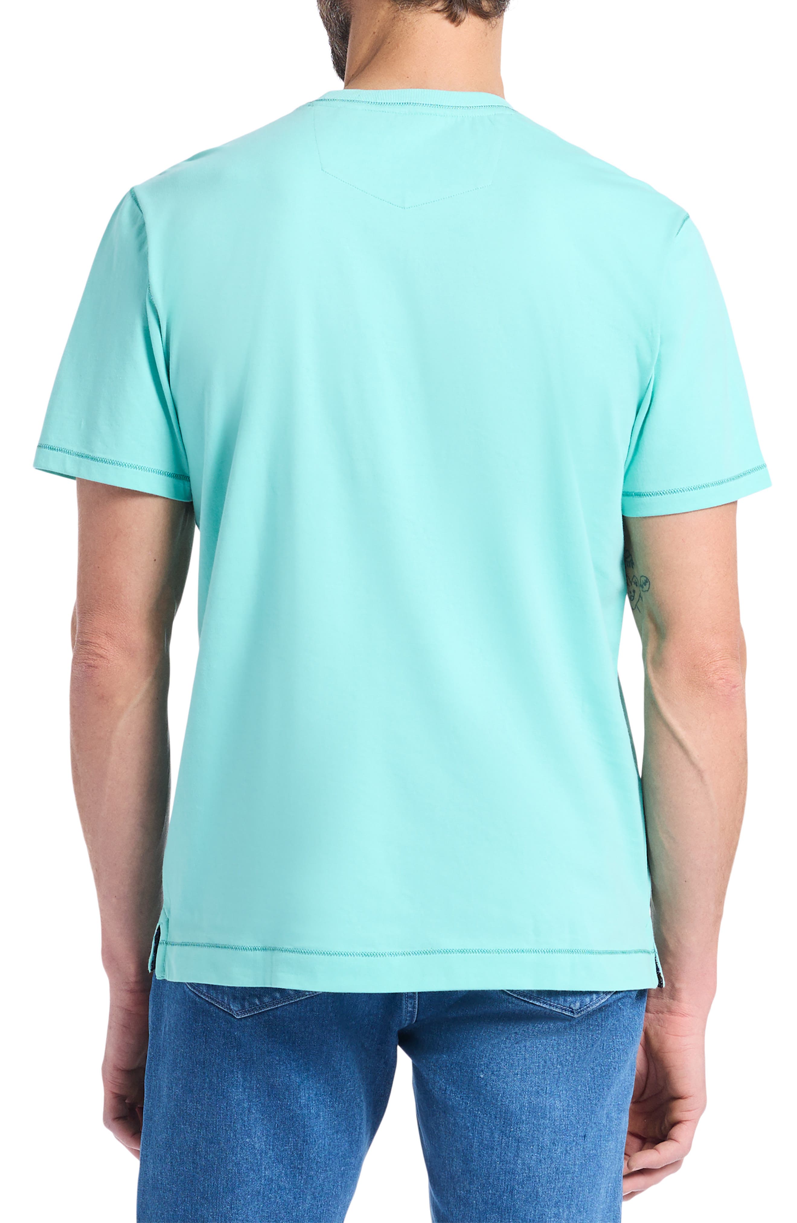 Robert Graham Damien V-Neck Knit T-Shirt