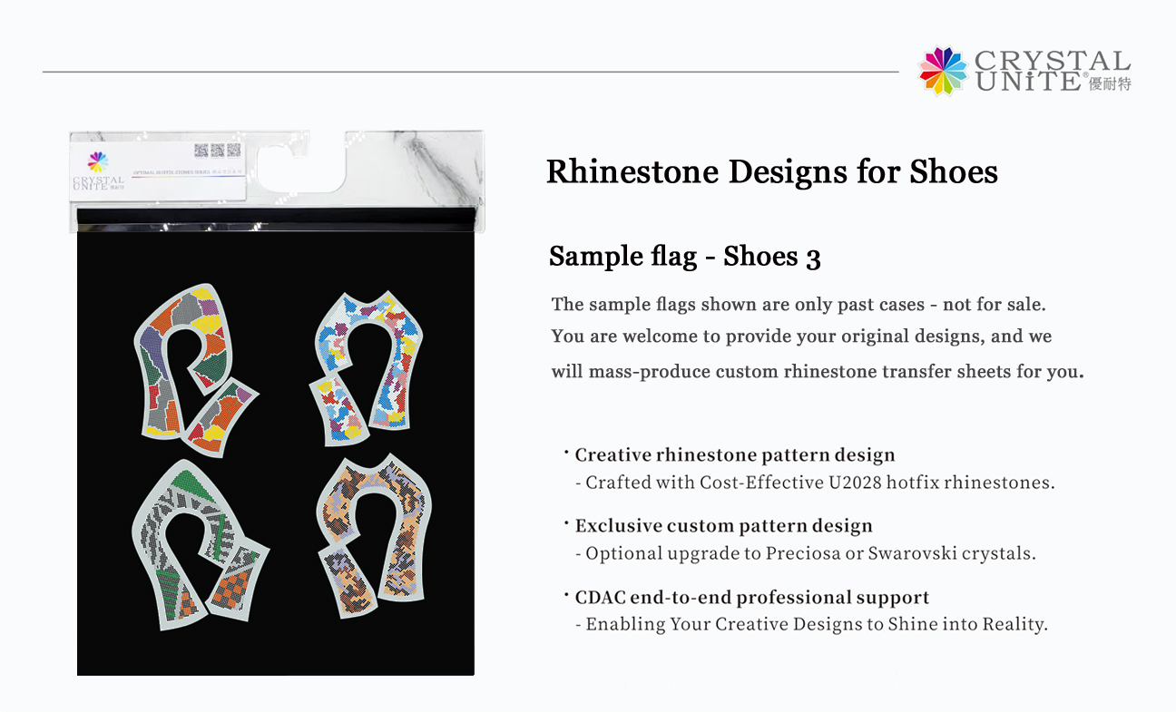 Rhinestone Designs for Shoes - product display 1