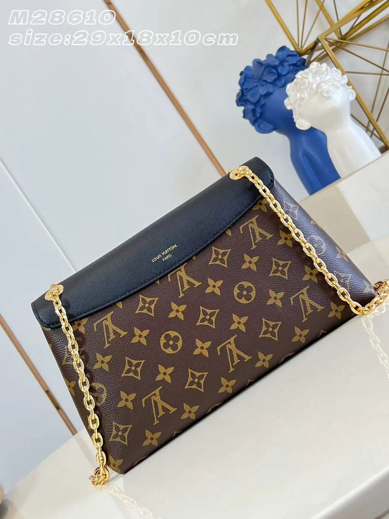 Louis Vuitton Madeleine Gold Canvas and Leather Shoulder Bag product photo from LabelPicks