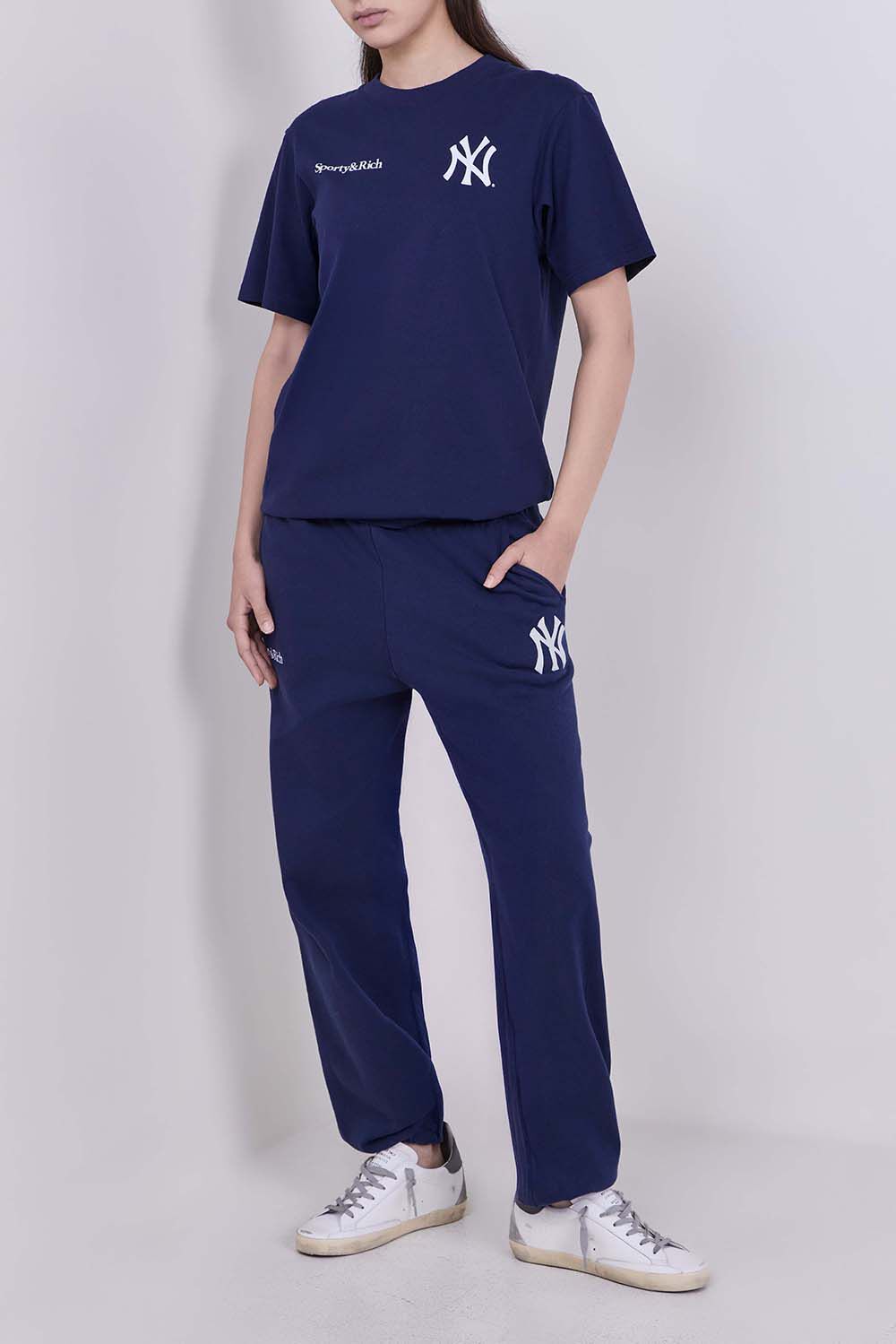 SPORTY & RICH מכנסי ג'וגר יאנקיז