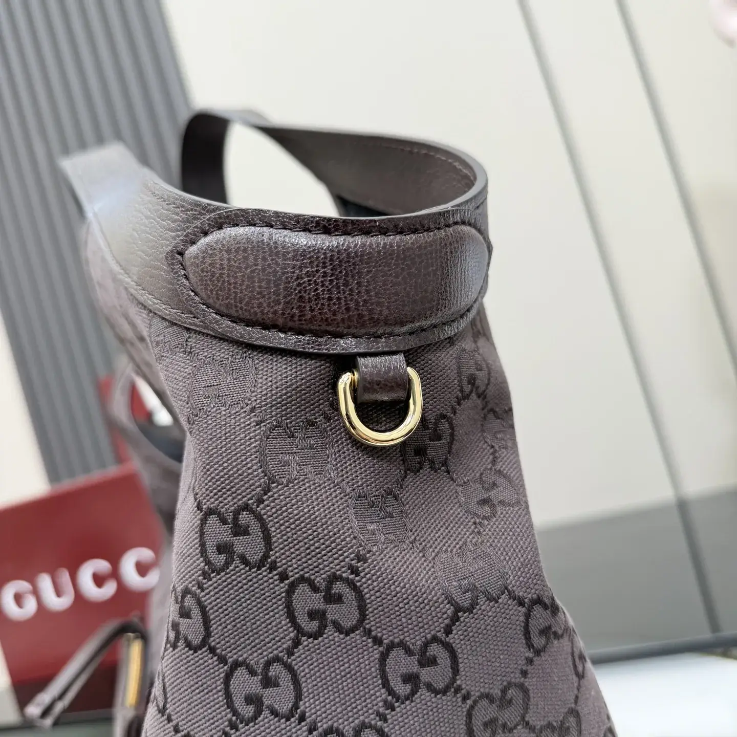 Gucci Brown GG Supreme Canvas Tote Bag product photo from LabelPicks