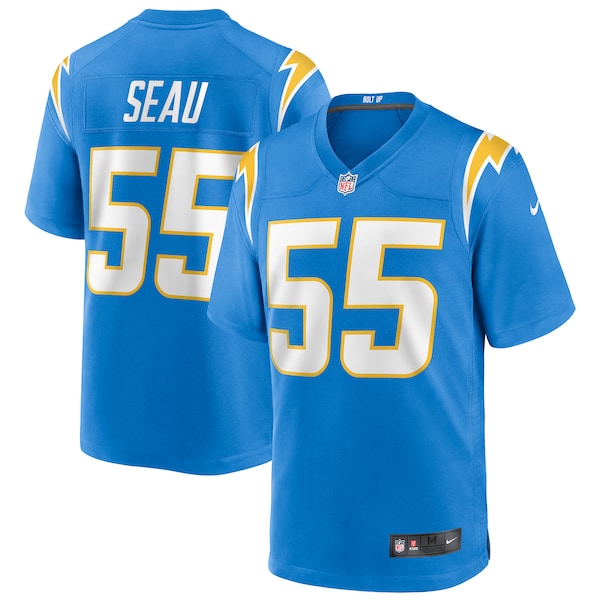 Junior Seau Los Angeles Chargers Nike Game Retired Player Jersey - Powder Blue/Royal